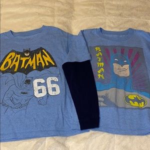 Batman Long & Short Sleeve T-Shirts - Bundle (2)